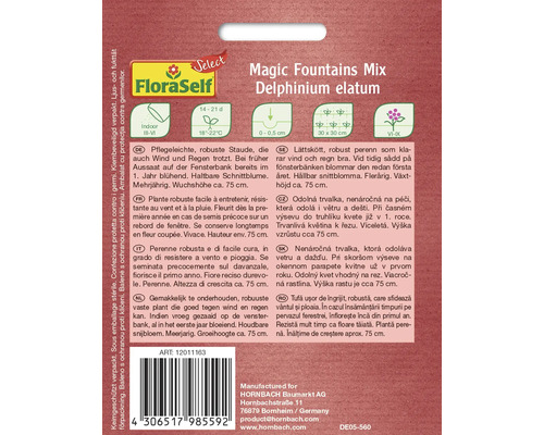 Balenie semien kvetov Magic Fountains Mix Delphinium elatum