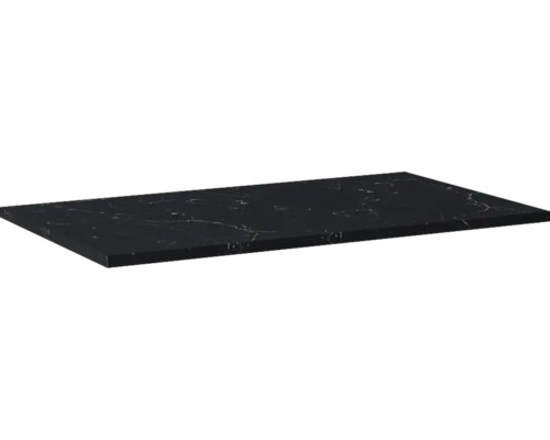 Doska pod umývadlo bez výrezu Jungborn marquina čierna 806 x 460 x 20 mm