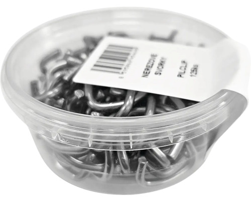 Drôtené sponky v priehľadnej dóze