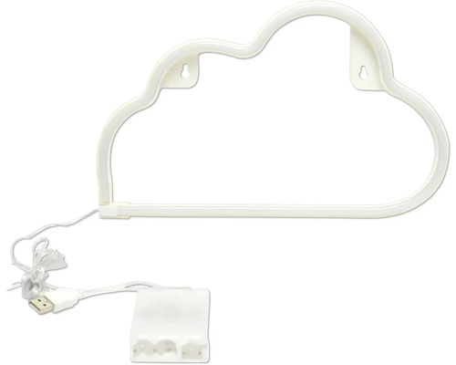 LED svetlo v tvare oblaku s USB portom