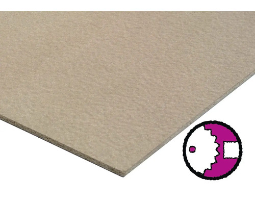 Drevovláknitá doska so symbolom obrábania