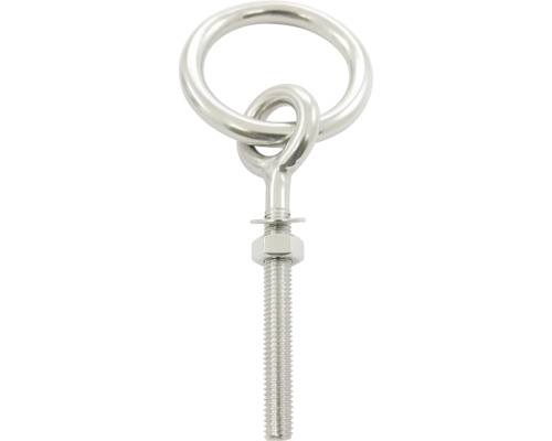 Skrutka s okom z kovu