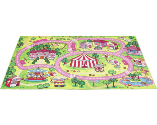 Hracia podložka s lunaparkom, cirkusom a cestami