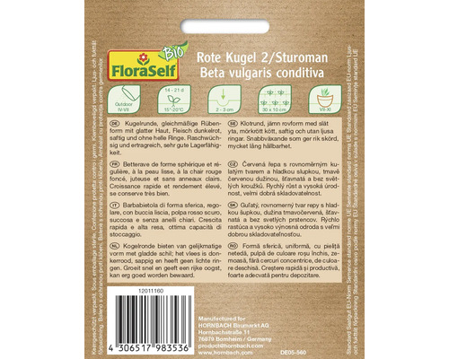 Balenie semien FloraSelf Rote Kugel 2/Sturoman Beta vulgaris conditiva