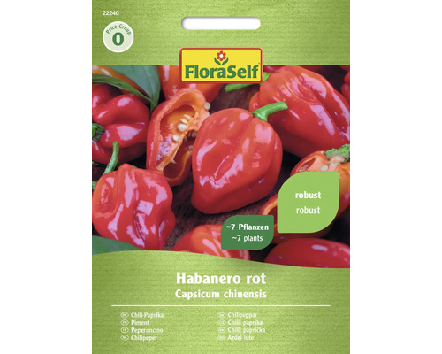 Chilli paprička Habanero F1 FloraSelf