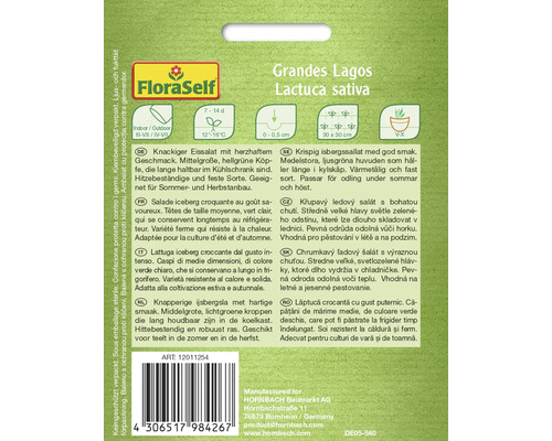 Ľadový šalát Grandes Lagos Balenie semien