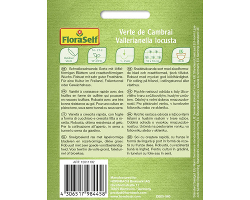 Semená šalátu poľného Verte de Cambrai od FloraSelf