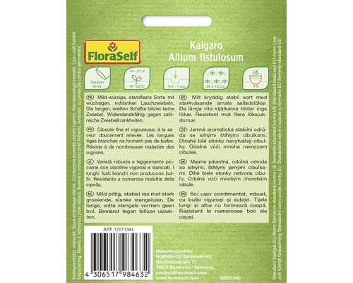Balenie semien jarnej cibuľky Kai Garo značky FloraSelf