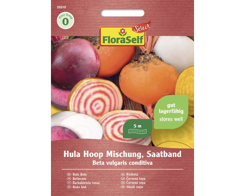 Repa červená Hula Hoop mix FloraSelf Select výsevný pás