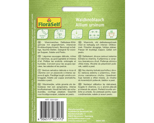 Balenie cesnaku medvedieho značky FloraSelf