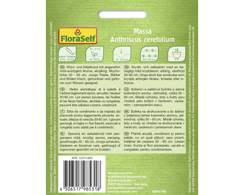 Balenie semien záhradnej žeruchy