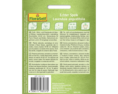 Obal pravého levandule Speik Lavandula angustifolia