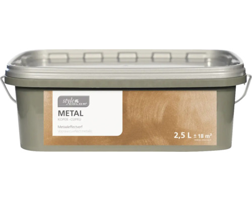 Farba na stenu StyleColor Metallic 2,5 l meď