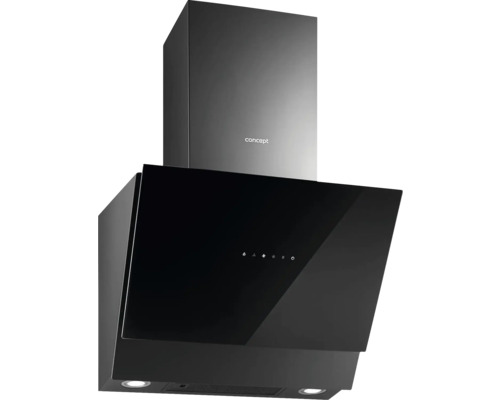 Čierny digestor do kuchyne