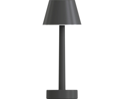 Kovová stolná lampa s kónickým tienidlom