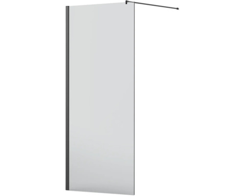 Sklenená sprchová zástena so stabilizačnou tyčou