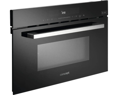 Čierna vstavaná rúra Concept s dotykovým ovládacím panelom