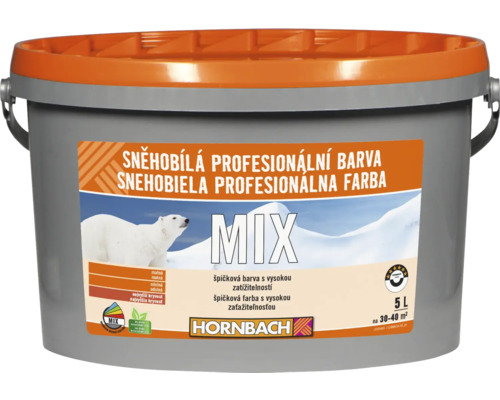 HORNBACH MIX Snehobiela profesionálna farba BK 5 l báza A-0