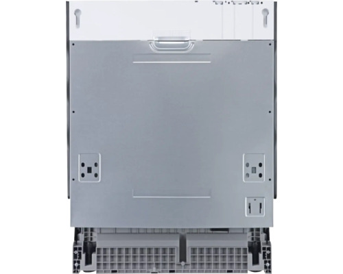 Pohľad zozadu na umývačku riadu na ilustráciu inštalácie