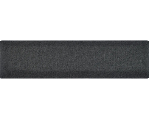 Čalúnený nástenný Soft panel Luna 35 tmavosivý 60x15 cm Tmavosivá rohožka
