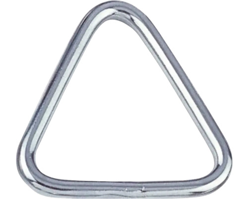 Trojuholníkový krúžok z kovu