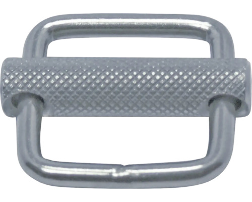 Strieborný kovový posúvač spony