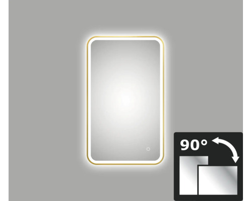 LED zrkadlo do kúpeľne s osvetlením v ráme DSK Juno 2.0 IP 44