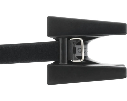 Čierny plastový lodný blatník s kovovou sponou