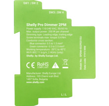 Podrobnosti o produkte Shelly Pro Dimmer 2PM