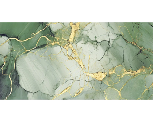 Dlažba imitácia mramoru Gold Sparkle Green 60 x 120 cm