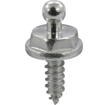 Kovová skrutka s guľou