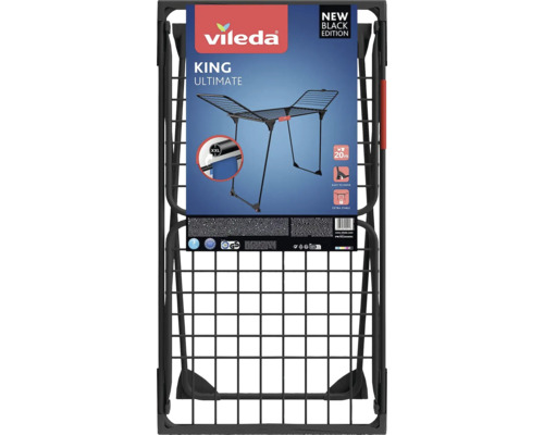 Sušiak na bielizeň Vileda King Ultimate zložený