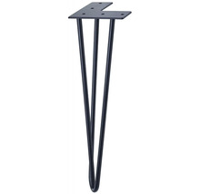 Kovová noha stola s tromi vzperami a montážnou doskou