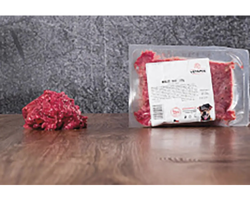 Mäso pre psy mrazené VETAMIX králičie BARF 500 g Balené a nebalené surové krmivo pre psov mäsového typu