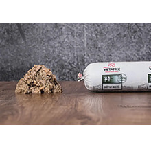 Vetamix klobása pre psov s mäsovým tanierom