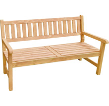 Drevená záhradná lavica s opierkami na ruky