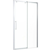 Sprchové dvere do niky form&style MODENA 100 cm farba rámu chróm dekor skla číre sklo