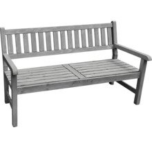 Záhradná lavica z dreva s opierkami na ruky