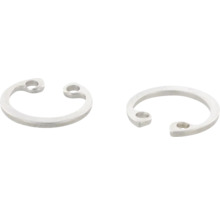 Dva E-krúžky z kovu