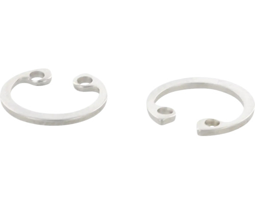 Dva E-krúžky z kovu