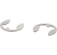 Dve kovové poistné E-spony