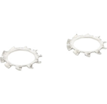 Dve ozubené podložky z kovu