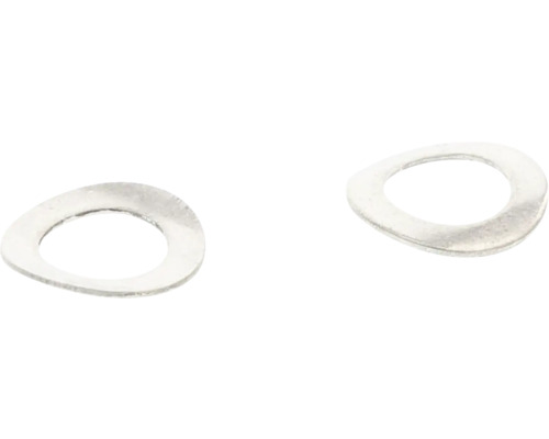 Pružná podložka prehnutá Ø6 mm nerez oceľ A4 1 ks Dve kovové pružné podložky