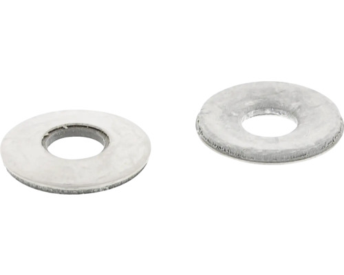 Dve kovové podložky pre skrutky