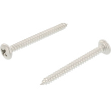 Dva zápustné skrutky z kovu