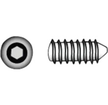 Závitová skrutka s vnútorným šesťhranom a kužeľovým hrotom