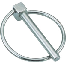 Pružinová závlačka z kovu