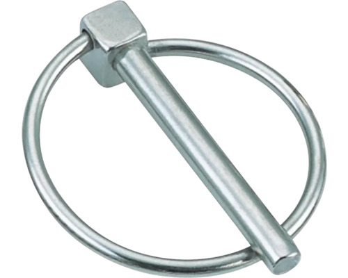 Pružinová závlačka z kovu