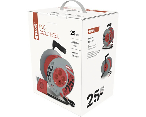 Balenie káblového bubna EMOS PVC s 25 metrami kábla