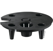 Čierna vložka do kvetináča na bylinky Lechuza s otvormi na vetranie